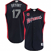 Youth National League 17 Kris Bryant Navy 2019 MLB All Star Game Workout Player Jersey Dzhi,baseball caps,new era cap wholesale,wholesale hats